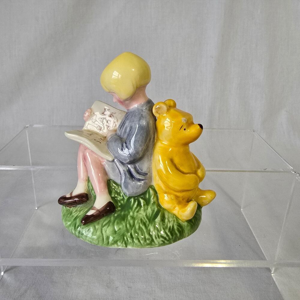 Disney Charpente Classic Winnie the Pooh & Christopher Robin Porcelain Figurine